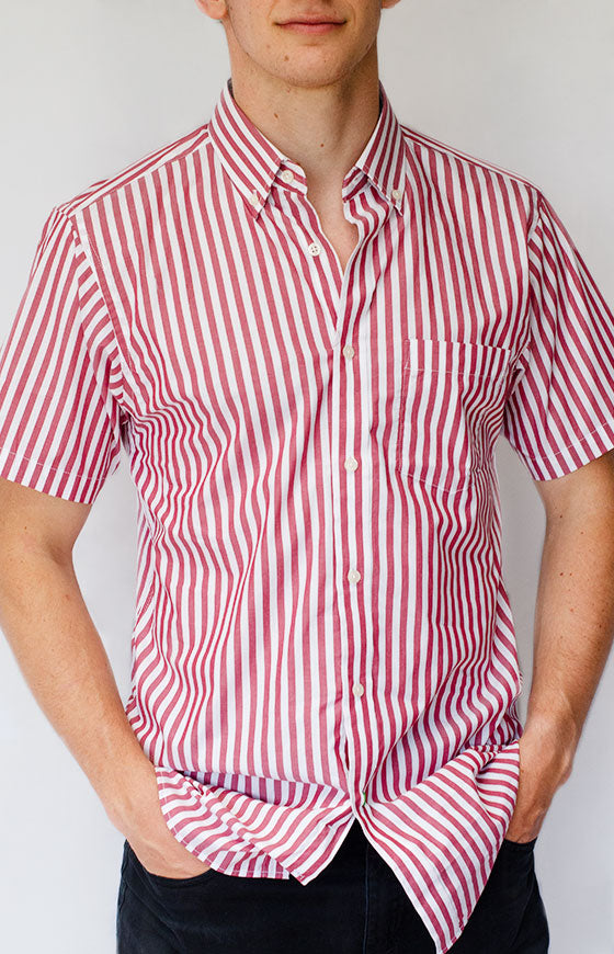 Camisa Rayada Toledo Manga Corta