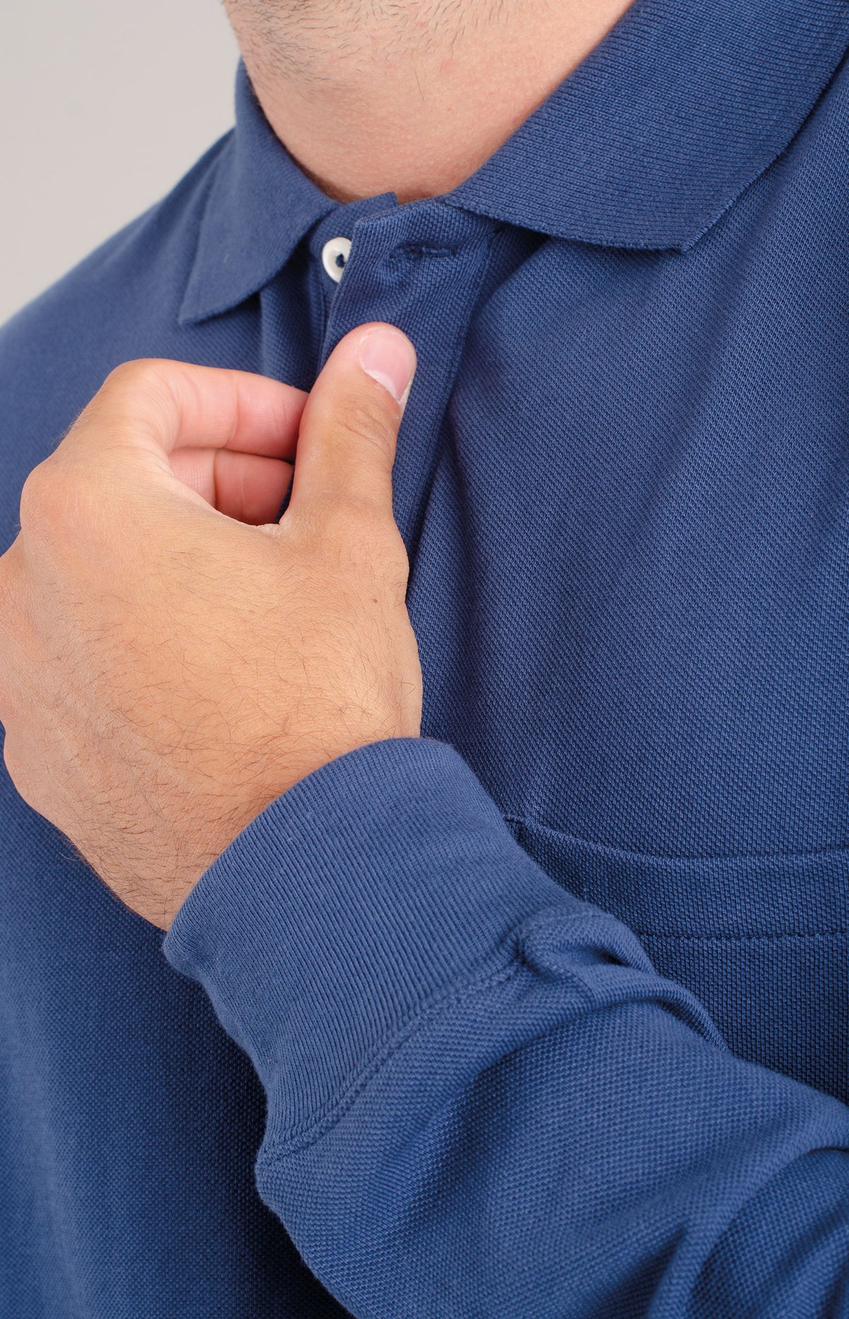 Polera Piqué Manga Larga