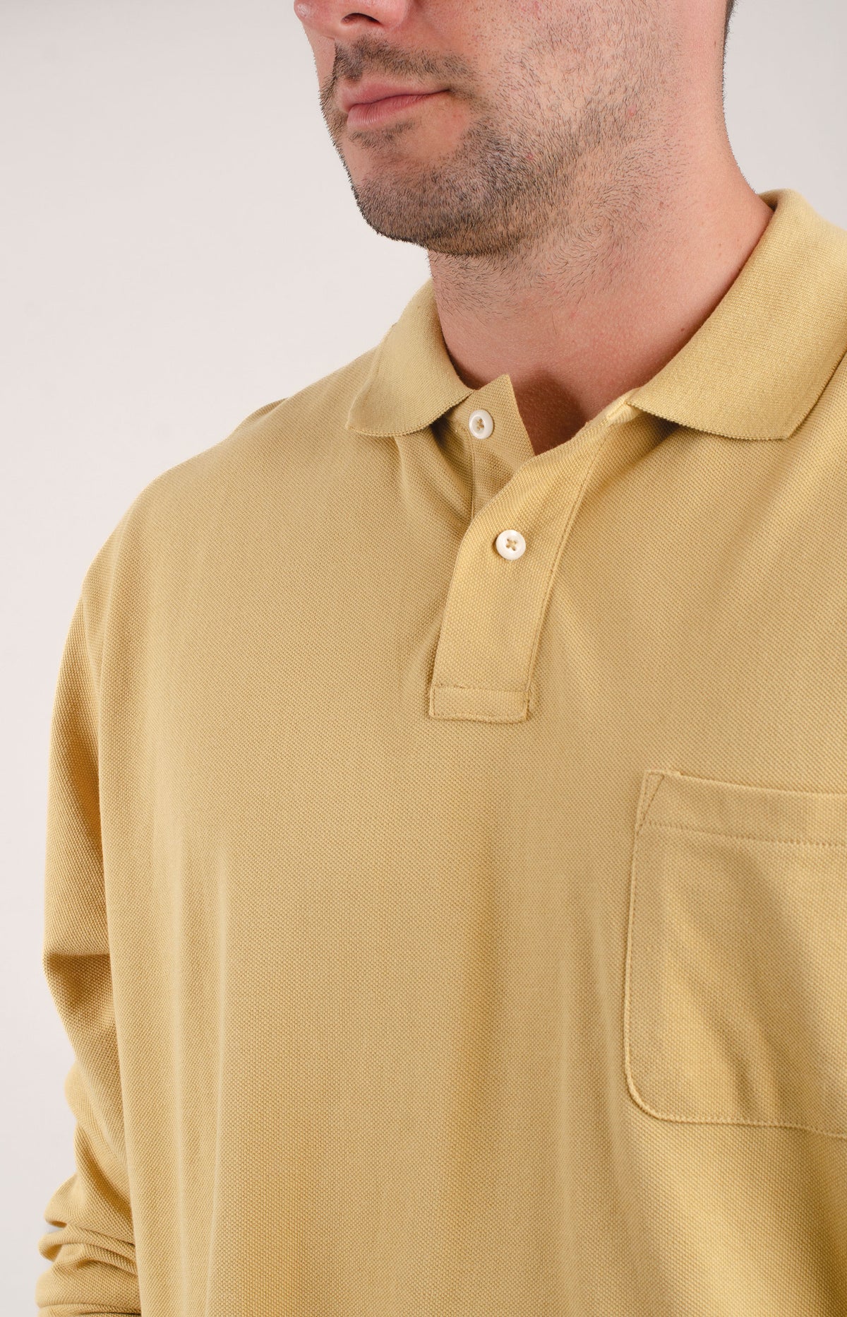 Polera Piqué Manga Larga