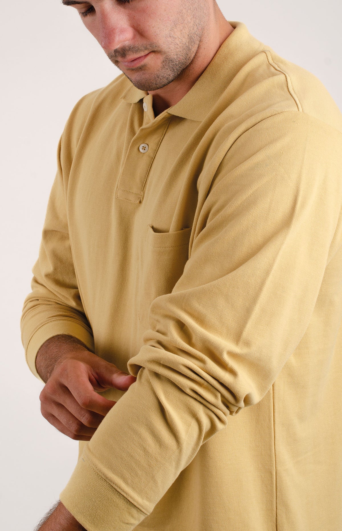 Polera Piqué Manga Larga